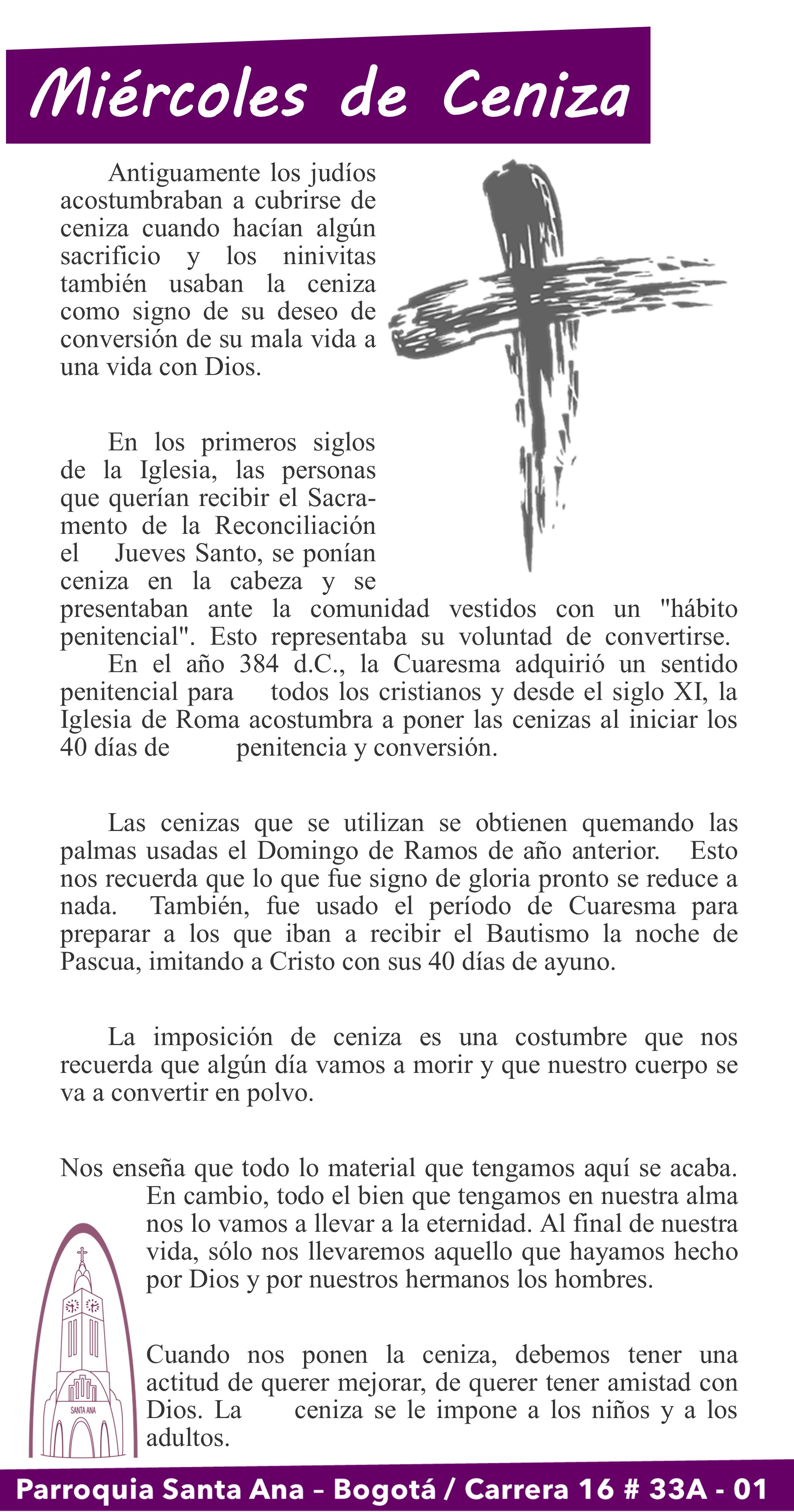 miercoles de ceniza 2023